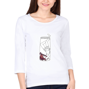 Girl in Jar - Female Round Neck Full Sleeve - Image 1