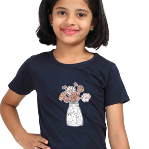 Flower Girl - Round Neck Half Sleeve For Girls - Image 4