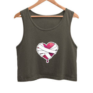 Heal - Female Crop Tank - Image 1